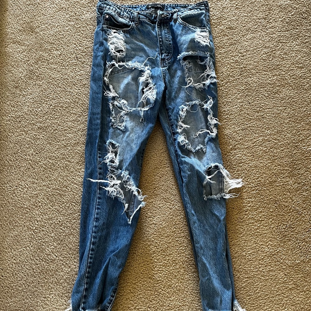 High rise mom jeans
